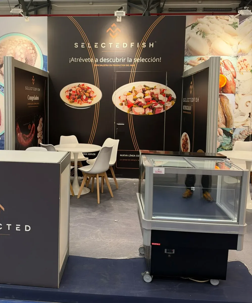 Stand von Selected Fish auf der Conxemar (Vigo)